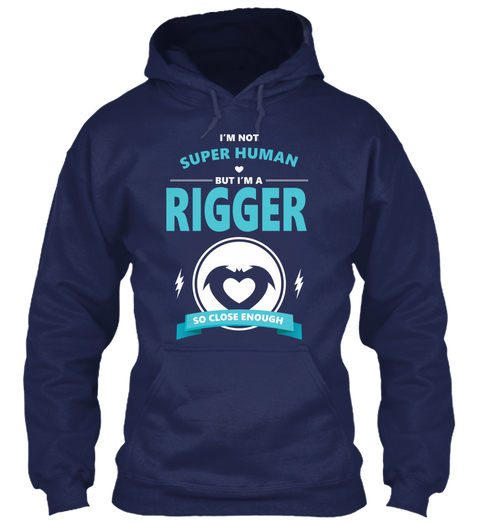 Rigger Navy T-Shirt Front