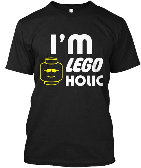 Lego Holic Black T-Shirt Front