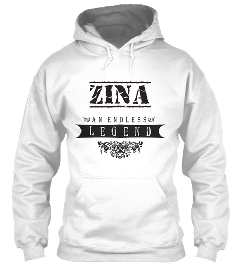 Zina An Endless Legend White T-Shirt Front