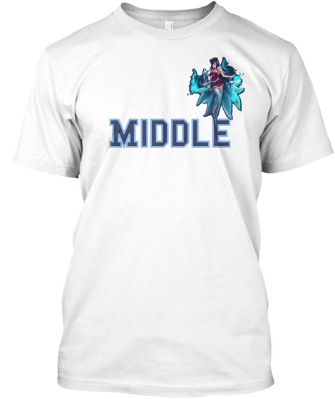 Middle White T-Shirt Front