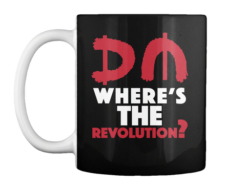 Revolution   Mug Black Maglietta Front