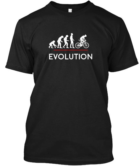 Biking T Shirt Black Camiseta Front