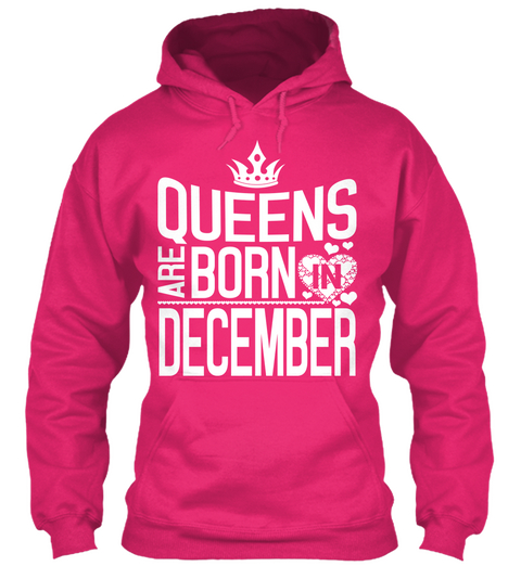 Queens Are Born In December Heliconia áo T-Shirt Front