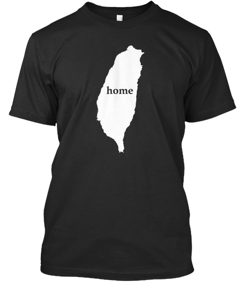 Home Black T-Shirt Front