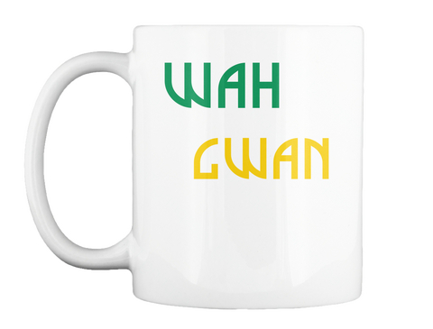 Wah Gwan White Camiseta Front