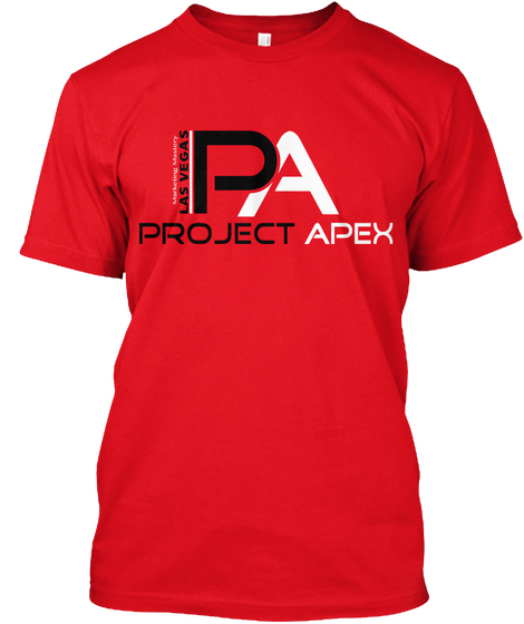 Las Vegas Pa  Project Apex Red Camiseta Front