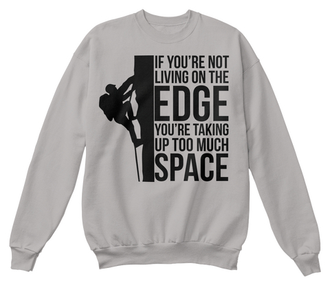 Edge Space Climber T Shirt Light Steel  Camiseta Front