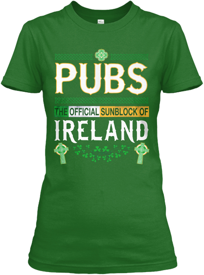 St. Patrick's Day   Irish Women T Shirt Irish Green Kaos Front