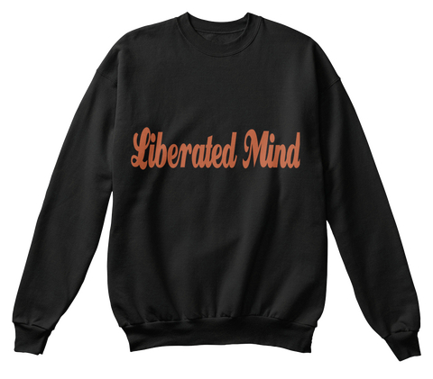 Liberated Mind Black áo T-Shirt Front