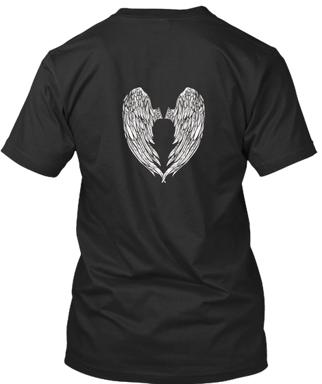 Audrey's Angels   Rt   Black T-Shirt Back