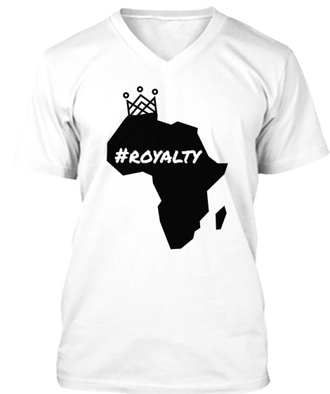 # Royalty White T-Shirt Front
