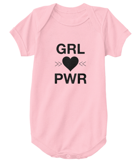 Grl Pwr Pink T-Shirt Front