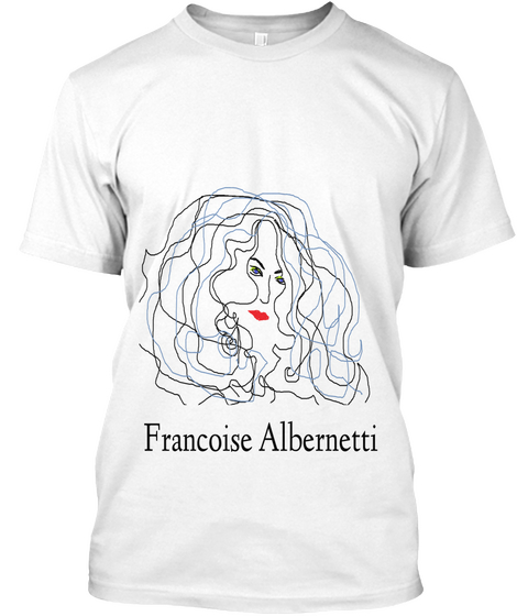 Francoise Albernetti White T-Shirt Front