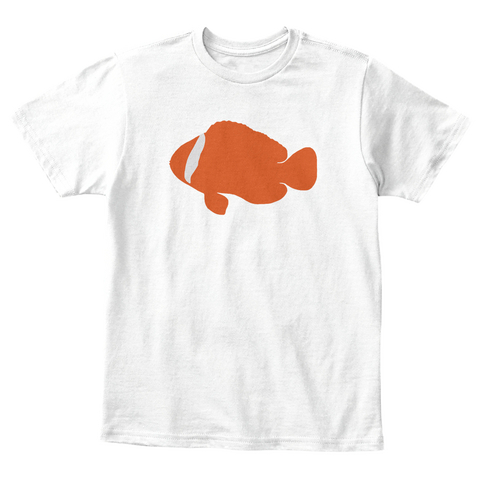 Tomato Clownfish Shirts And Hoodies  White Camiseta Front