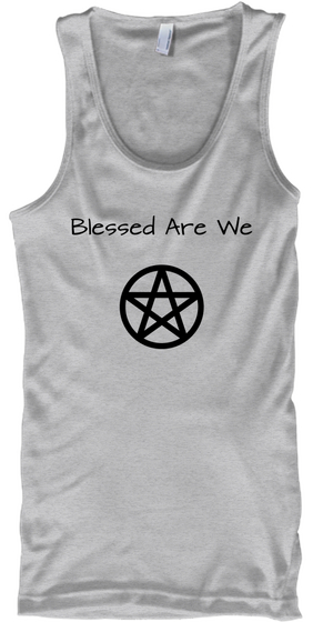 Blessed Are We Sport Grey T-Shirt Front