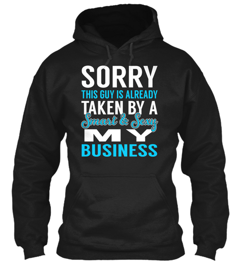 My Business Black T-Shirt Front