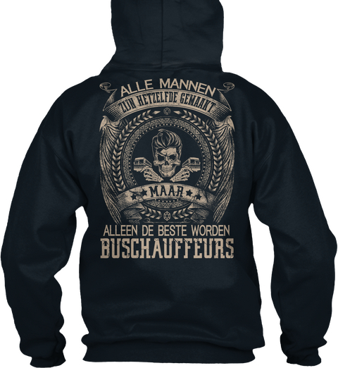 Buschauffeurs French Navy Camiseta Back