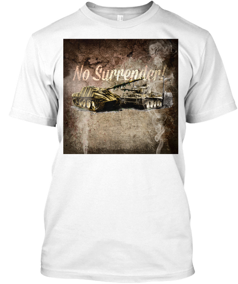 Jagdpanther And Tiger White Camiseta Front