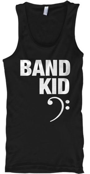 Band Kid Black T-Shirt Front
