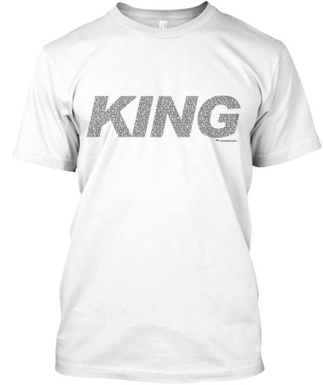 King White Camiseta Front