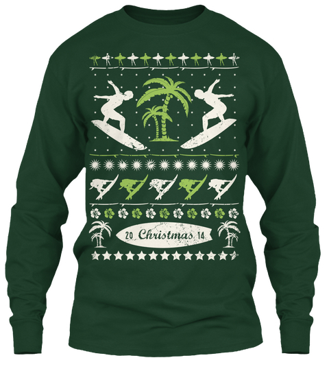 20 Christmas 14 Forest Green T-Shirt Front