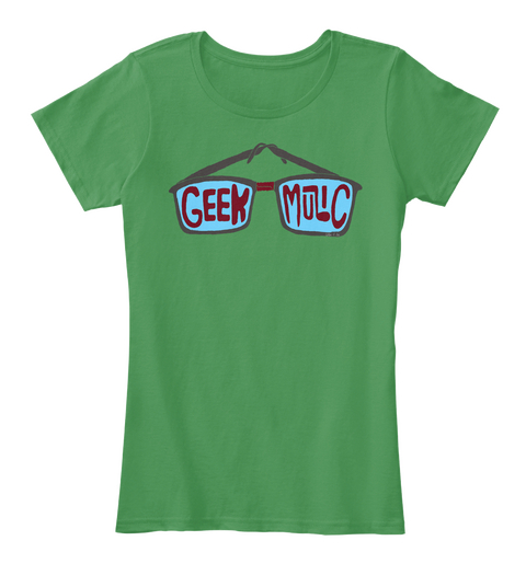 Geek Muzic Kelly Green  Camiseta Front