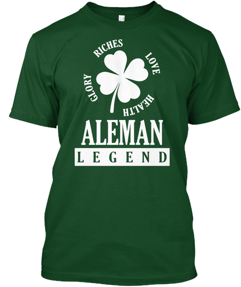 Kiss Me Aleman Legend Deep Forest T-Shirt Front