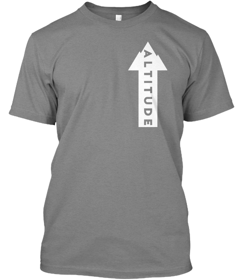 Altitude Arrow Premium Heather Camiseta Front