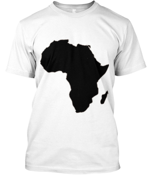 Rep The Continent Tee White T-Shirt Front