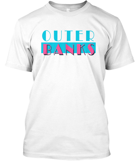 Outer Banks Vice White T-Shirt Front