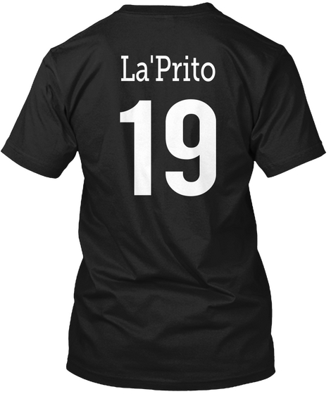 La'prito 19 Black Camiseta Back