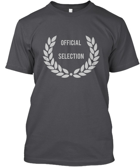 Official Selection Charcoal T-Shirt Front