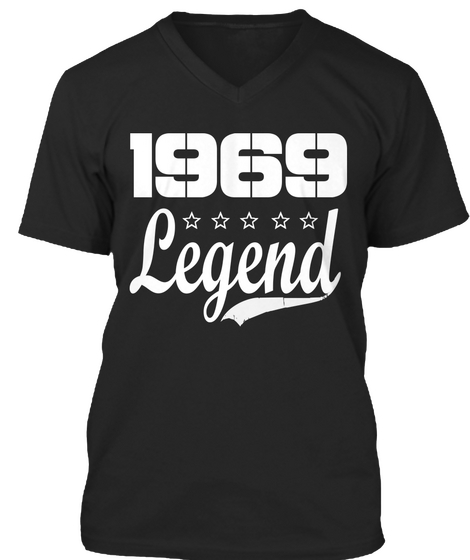 1969 Legend Black T-Shirt Front