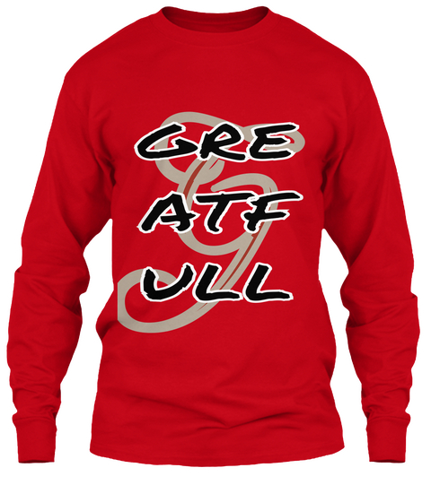 Greatfull G Red T-Shirt Front