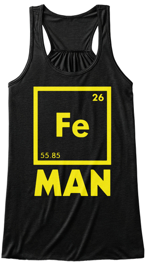 Chemical Element For Im Black T-Shirt Front