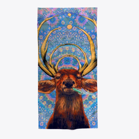 Psychedelic Deer Standard Camiseta Front