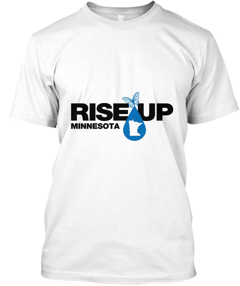 Rise Up Minnesota White Kaos Front
