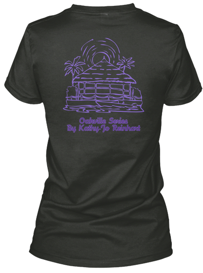 Oakville Series By Kathy Jo Reinhart Black T-Shirt Back