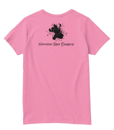 Natural Raw Essence Pink  T-Shirt Back