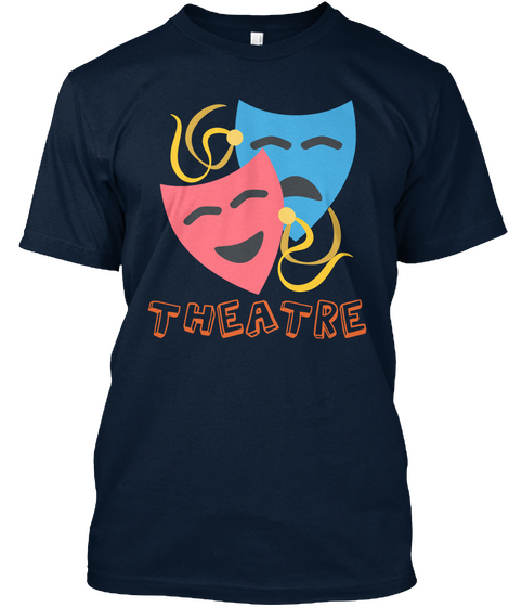 Theatre New Navy T-Shirt Front