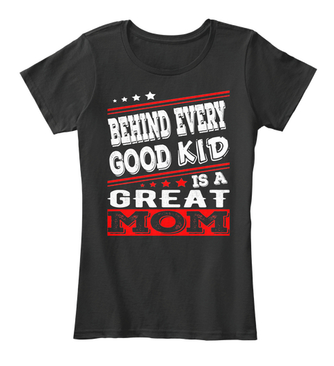 Great Mom Black Camiseta Front