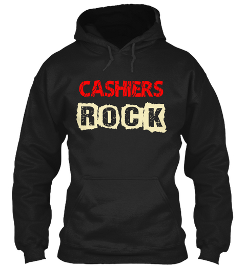 Cashiers Rock Black T-Shirt Front