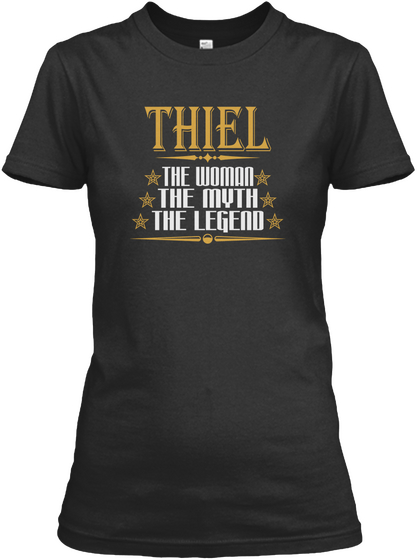 Thiel The Woman The Myth The Legend Black Kaos Front