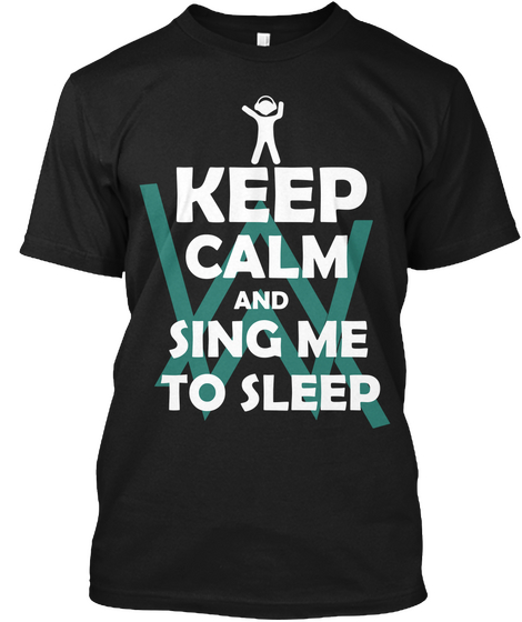 Sing Me To Sleep Black T-Shirt Front