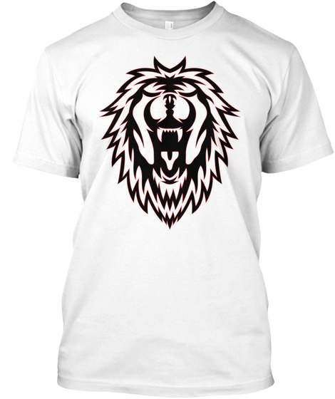 Lion Shirt White T-Shirt Front