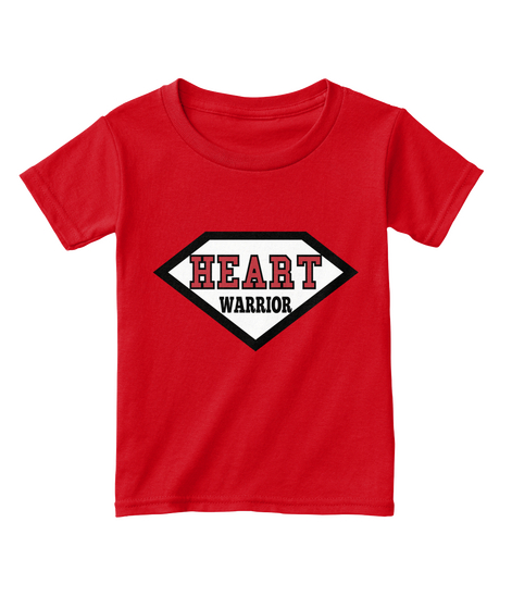 Heart Warrior Red  T-Shirt Front