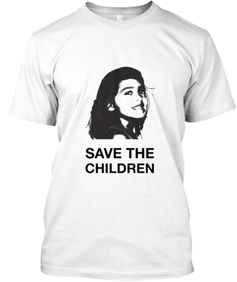 Save The Children White T-Shirt Front