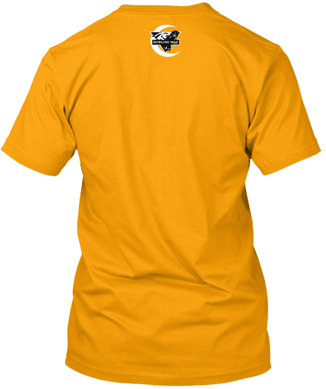 Graphic Design Gold T-Shirt Back