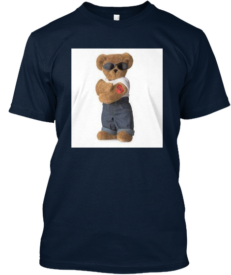 Bear New Navy T-Shirt Front