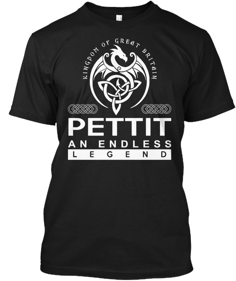 Pettit An Endless Legend Black áo T-Shirt Front